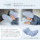 フォスフレイクス 枕 サイレントハグピロー カバー付き 44×67cm まくら マクラ ホテル枕 特殊形状 高め 低め ふわふわ ふんわり やわらか 肩こり いびき対策 快眠 安眠枕 ホテル仕様 寝返り 横向き寝 fossflakes