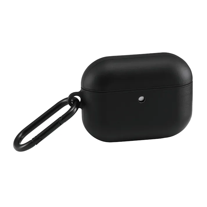 AirPods Pro 3 ケース MagSafe対応 レザー調 TPU 耐衝撃 黒