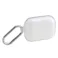 AirPods Pro 3 ケース MagSafe対応 透明 TPU 耐衝撃 カラビナ付 クリア
