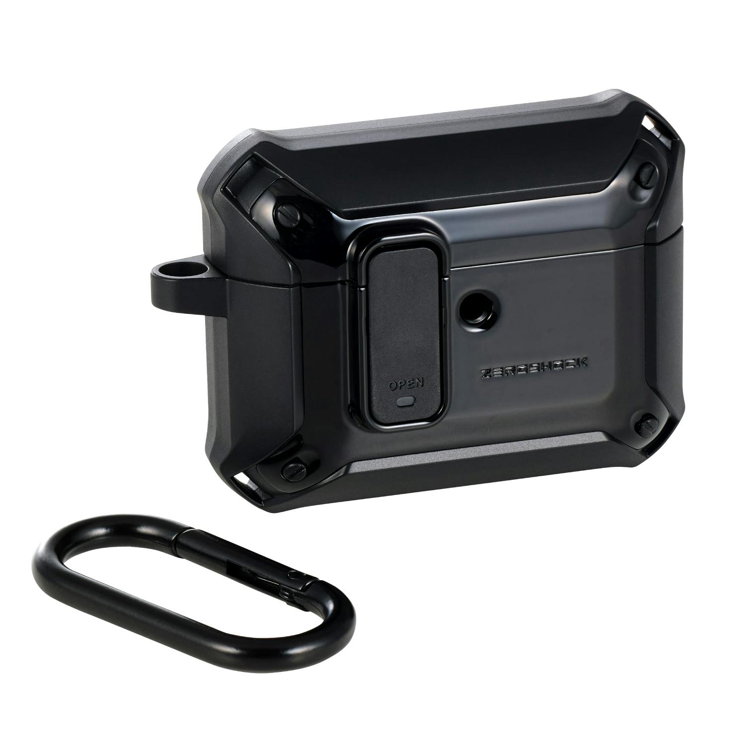 AirPods Pro 3 ケース MagSafe対応 ZEROSHOCK 3構造衝撃吸収 黒