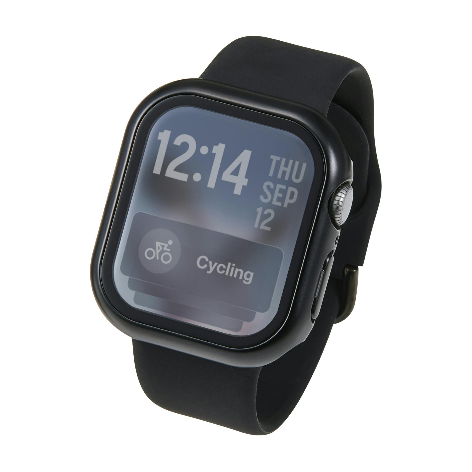 アップルウォッチ [ 42mm ] フルカバー メタリック ブラック