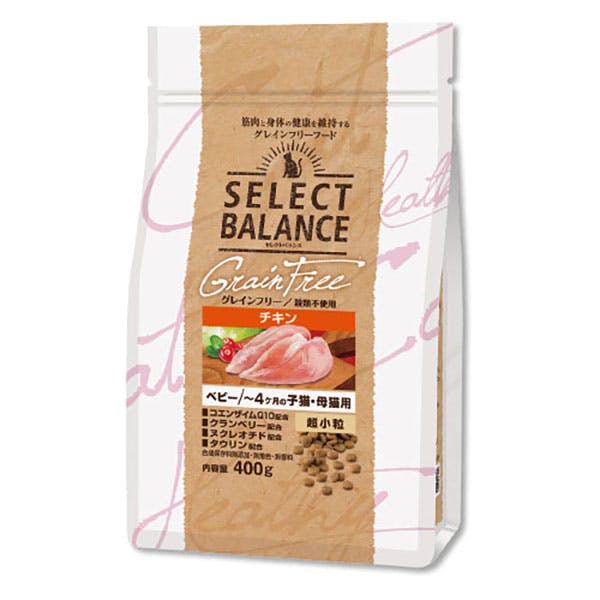 SELECT BALANCE グレインフリー 4kg セレクトバランス グレインフリー ベビー / ～4ヶ月の子猫・母猫用