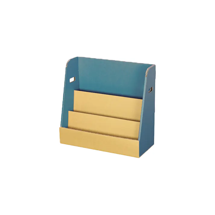 絵本ラック ダンボール 段ボール 本棚 お片付け 収納 漫画 お絵かき帳 クレヨン 収納 ディスプレイ