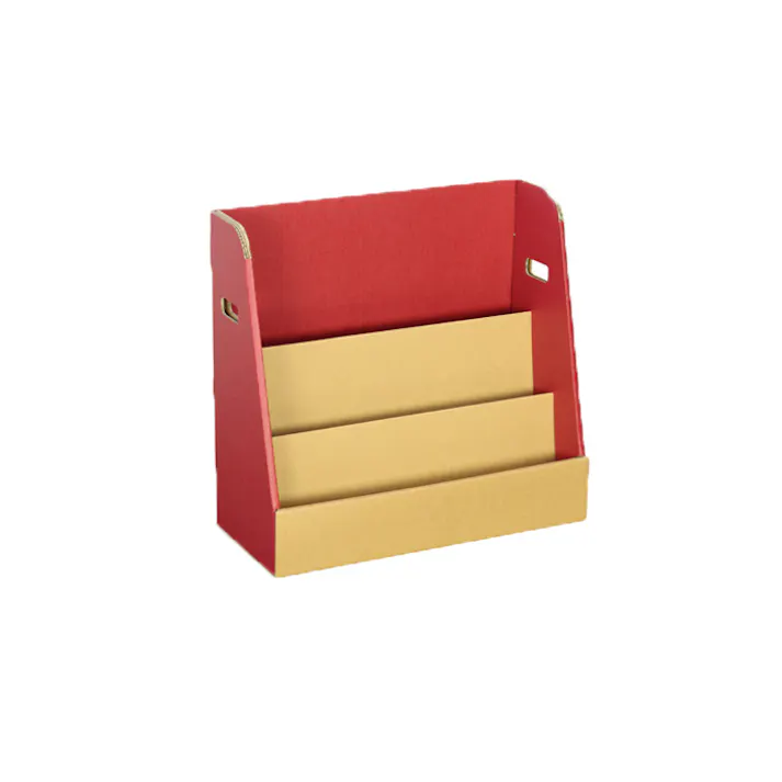 絵本ラック ダンボール 段ボール 本棚 お片付け 収納 漫画 お絵かき帳 クレヨン 収納 ディスプレイ