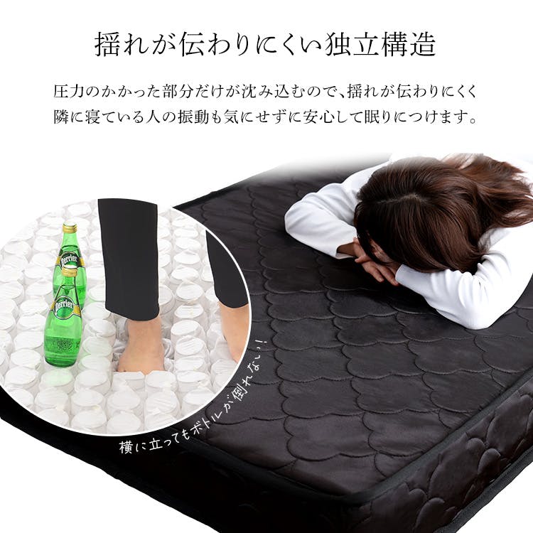 2段階調整脚付きすのこベッド ポケットコイルマットレスセット(シングル) パイン材 高さ2段階調整 脚付きすのこベッド ポケットコイルマットレス