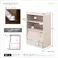 収納家具【DEALS-ディールズ-】 フラップ扉1枚タイプ/カラー:ホワイトオーク/ お客様組立 #ds60-f1--wok 【4535306147495】【送料込み】