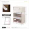 収納家具【DEALS-ディールズ-】 フラップ扉3枚タイプ/カラー:ウォールナット/ お客様組立 #ds60-f3--wal 【4535306147440】【送料込み】