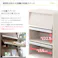 収納家具【DEALS-ディールズ-】 フラップ扉3枚タイプ/カラー:ウォールナット/ お客様組立 #ds60-f3--wal 【4535306147440】【送料込み】