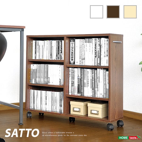 隙間収納家具【SATTO】／カラー：ダークブラウン／ お客様組立 ＃et-26cw--dbr　【4535306122782】【送料込み】