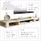 さわやかなモニター台110cm幅/カラー:ホワイトウォッシュ/ お客様組立 #fmd-110--whw 【4535306211264】【送料込み】