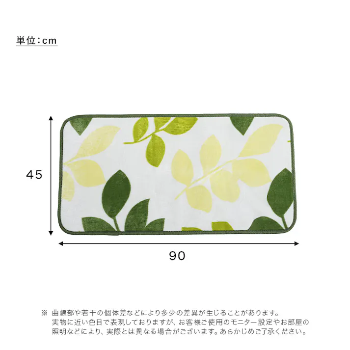 洗えるデザイン玄関マット 45×90cm 【ヴィタム2-Witam2-】/カラー:ミントグリーン/ #frg-g2-m--mge 【4535306221515】【送料込み】