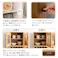 キューブラック ガラス扉/カラー:シャビーオーク/ お客様組立 #ht-qtg--sbo 【4535306210465】【送料込み】