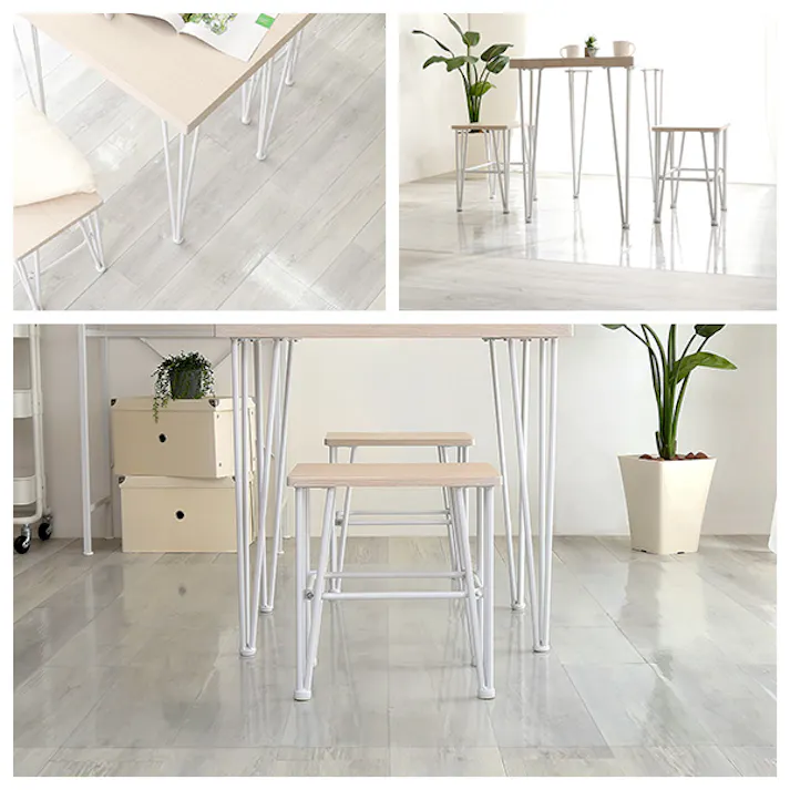 ぴったりとズレない透明ダイニングラグ 90×180×2枚 2畳サイズ/ #mg-sdl-m--tu 【4535306208424】【送料込み】