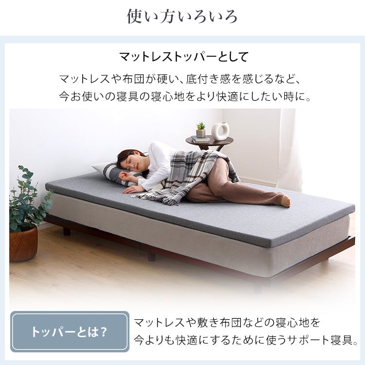 高反発ウレタンマットレス【Beleza5-ベレーザ・ファイブ-】(セミ