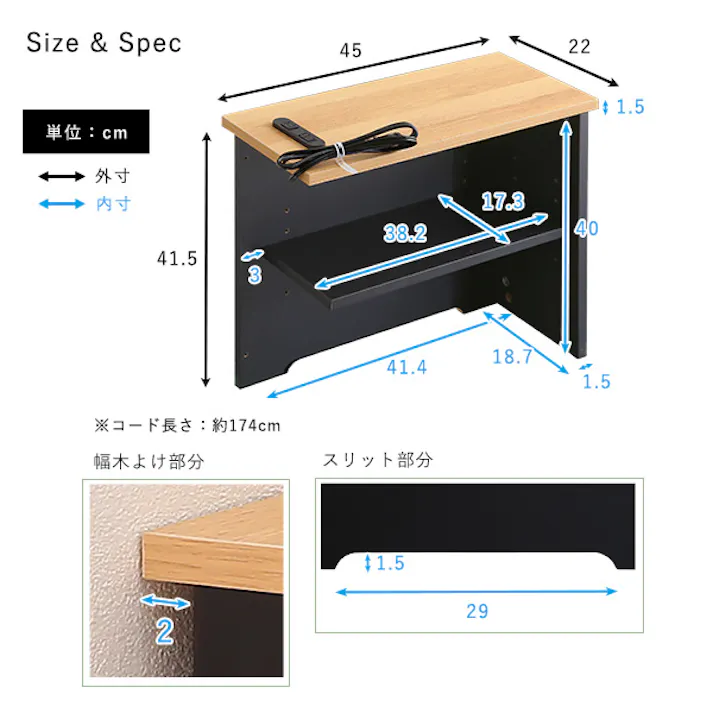 ルーターボックス大/カラー:ホワイトウォッシュ/ お客様組立 #rtb-h45--whw 【4535306210366】【送料込み】