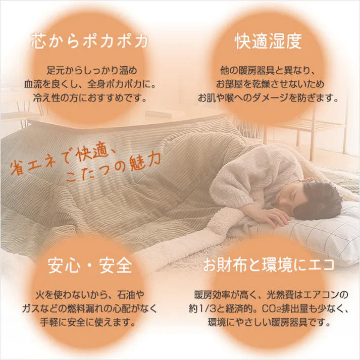 折りたたみ可能なこたつセンターテーブル 90×50cm幅 長方形 単品【Elma-エルマ-】/カラー:オーク/ #sh-01-ctk90--oak 【4535306205812】【送料込み】