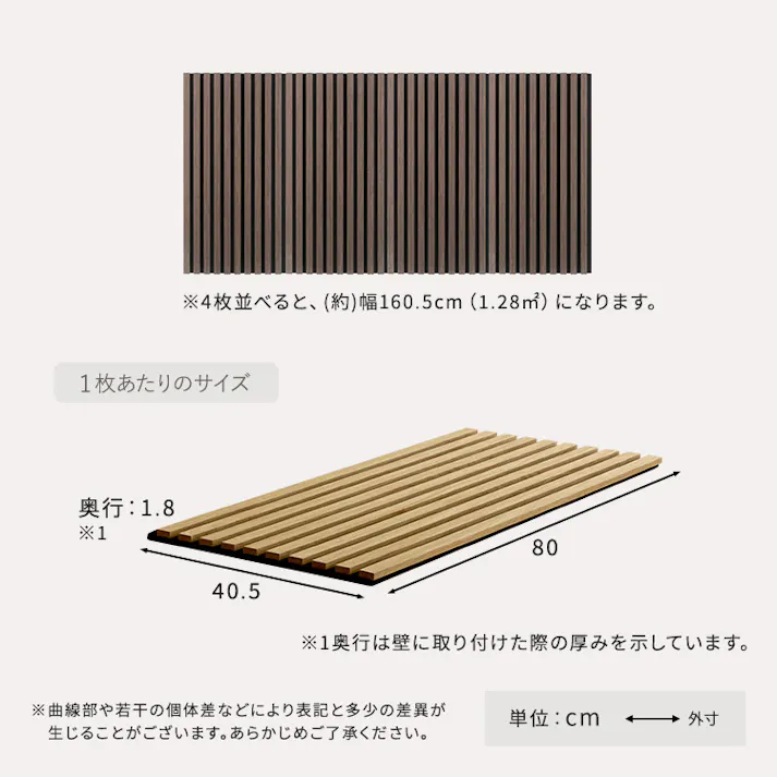 吸音ウォールパネル【4枚セット】/カラー:ダークブラウン/ お客様組立 吸音パネル 吸音ボード 吸音材 壁面パネル #sh-05-40965--dbr 【4535306260873】【送料込み】