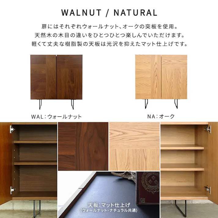 日本製 スタイリッシュなサイドボード 75cm幅 【Dylan-ディラン-】/カラー:ブラック/ お客様組立 #sh-22-sb75--bk 【4535306218775】【送料込み】