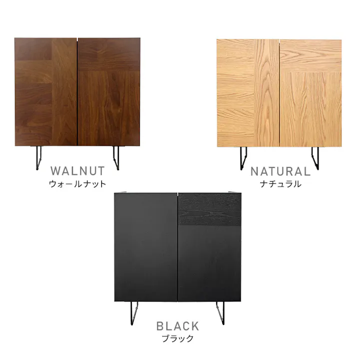 日本製 スタイリッシュなサイドボード 75cm幅 【Dylan-ディラン-】/カラー:ウォールナット/ お客様組立 #sh-22-sb75--wal 【4535306218751】【送料込み】