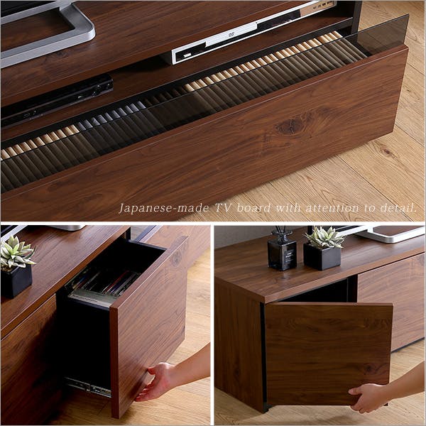 日本製 テレビ台 テレビボード 140cm幅 【BARS-バース-】／カラー