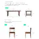 無垢材ダイニングテーブル&チェア5点セット 160cm/カラー:ウォールナット/ お客様組立 #sh-li-00459--wal 【4535306226961】【送料込み】