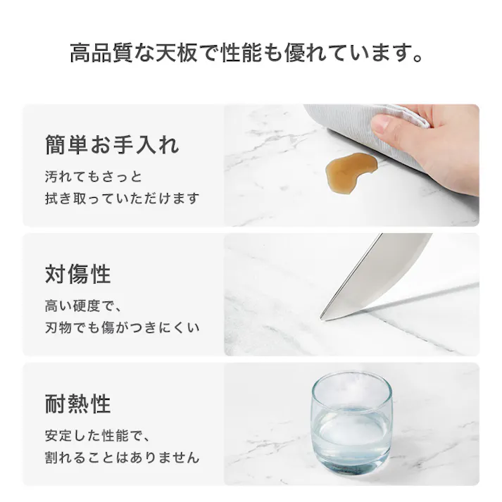 ナイトテーブル セラミック天板付き/カラー:ダークグレー/ お客様組立 #sh-li-00561--dgy 【4535306228002】【送料込み】