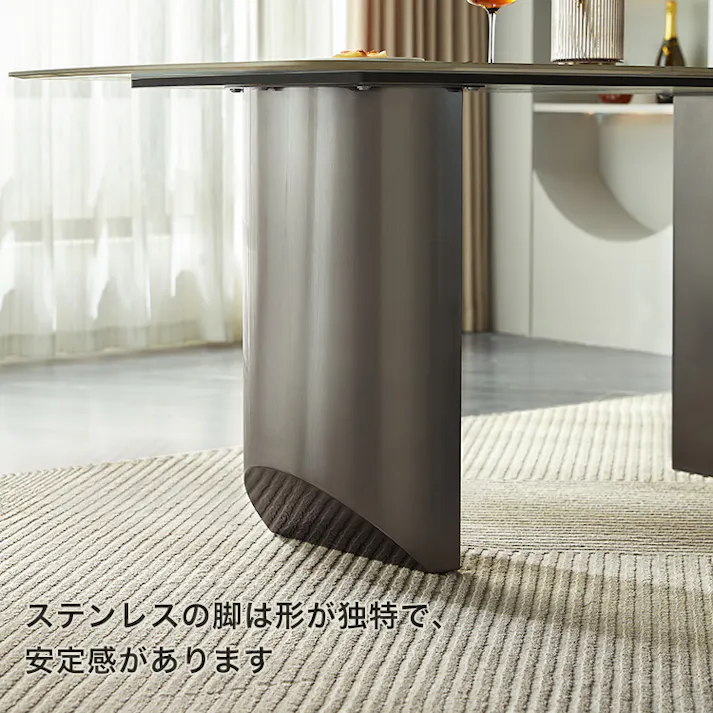 ダイニングテーブル&チェア-オレンジ- 7点セット 160cm/カラー:ホワイト&グレー/ お客様組立 #sh-li-01122--whgy 【4535306234690】【送料込み】