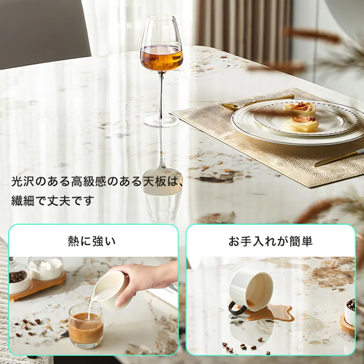 ダイニングテーブル&チェア-ホワイト&オレンジ- 5点セット 160cm/カラー:ホワイト&グレー/ お客様組立 #sh-li-01126--whgy 【4535306234737】【送料込み】