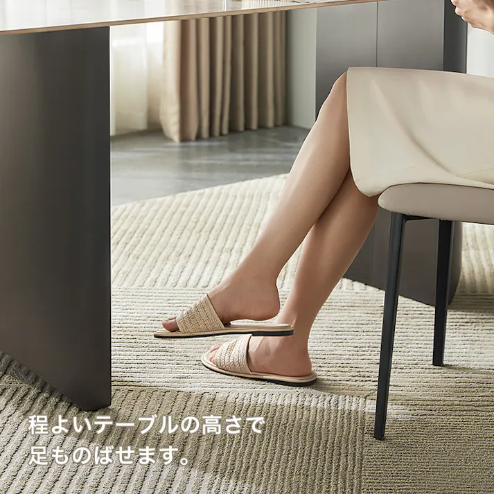 ダイニングテーブル&チェア-ホワイト- 7点セット 160cm/カラー:ホワイト&グレー/ お客様組立 #sh-li-01127--whgy 【4535306234744】【送料込み】