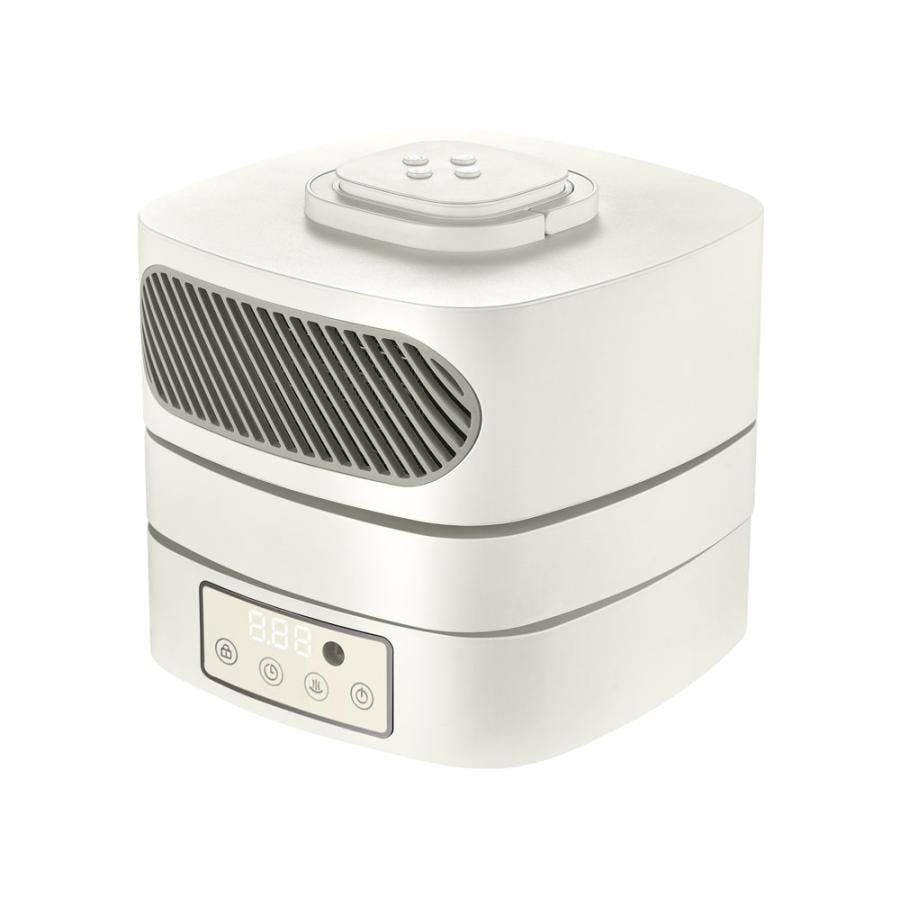 セラミックファンヒーター オフタイマー機能 リモコン付き 分離型PTC