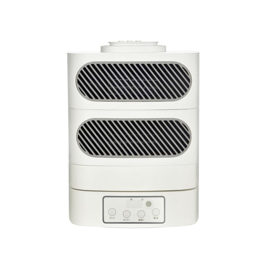 セラミックファンヒーター オフタイマー機能 リモコン付き 分離型PTC