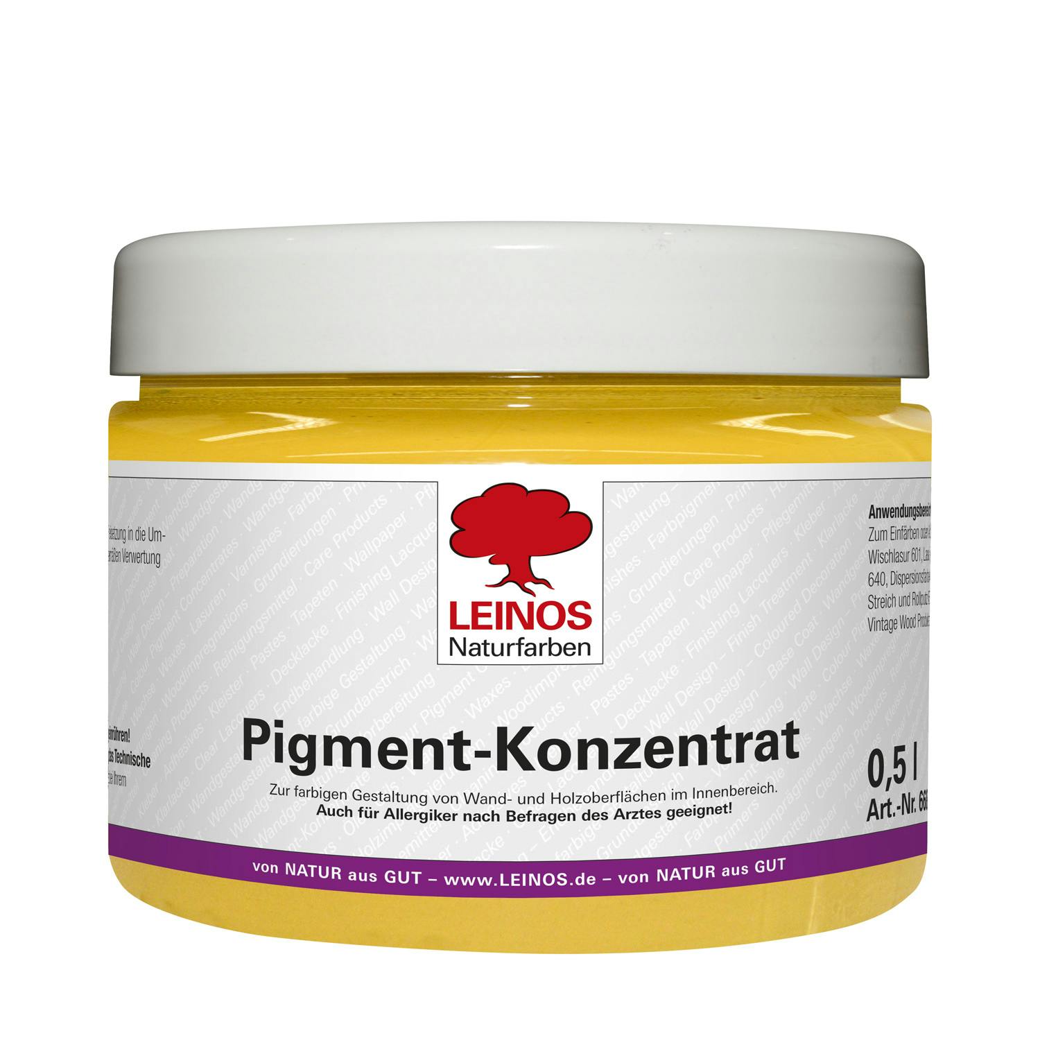 レイノス　カラーピグメント　333　0.5L　コーンイエロー　天然粘土塗料　着色顔料