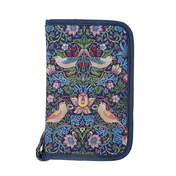 【モリス 通院ポーチ ネイビー】 ちあふる 診察券や手帳を賢く整理 お薬手帳 仕切り 多収納 ファスナー ポーチ 通院 4571414693622