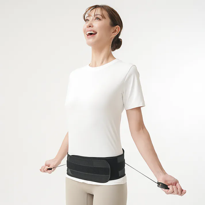 【Dr.PRO シャキット腰ベルト ワイド M-Lタイプ】 ちあふる 日常の腰負担に 姿勢ケア 面ファスナー 調整可 通気 軽量 男女兼用 4571414698191