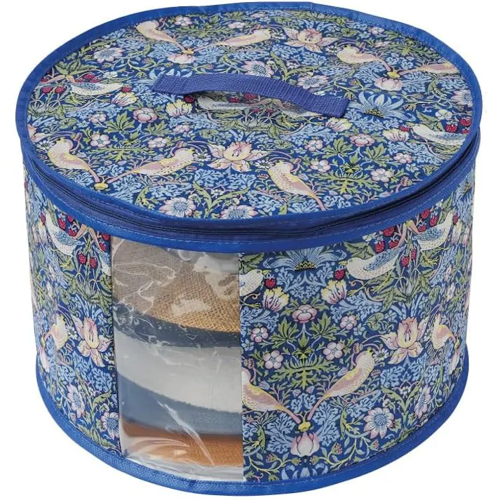 【モリスワールドコレクション 炭消臭帽子収納】 ちあふる 見せてしまえる炭消臭ケース 窓付き 取っ手付 帽子収納 クローゼット 4571414699075