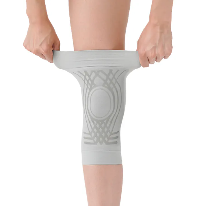 【Dr.PRO グラフェンひざサポーター(1枚入り) グレー】 ちあふる ひざ温感サポート 薄手 保温 左右兼用 日常 スポーツ 4571414699204