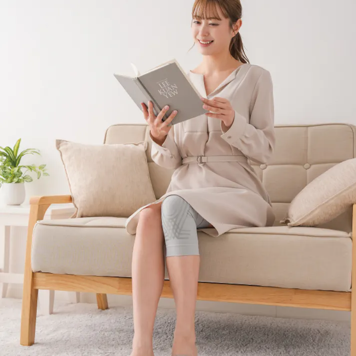 【Dr.PRO グラフェンひざサポーター(1枚入り) グレー】 ちあふる ひざ温感サポート 薄手 保温 左右兼用 日常 スポーツ 4571414699204