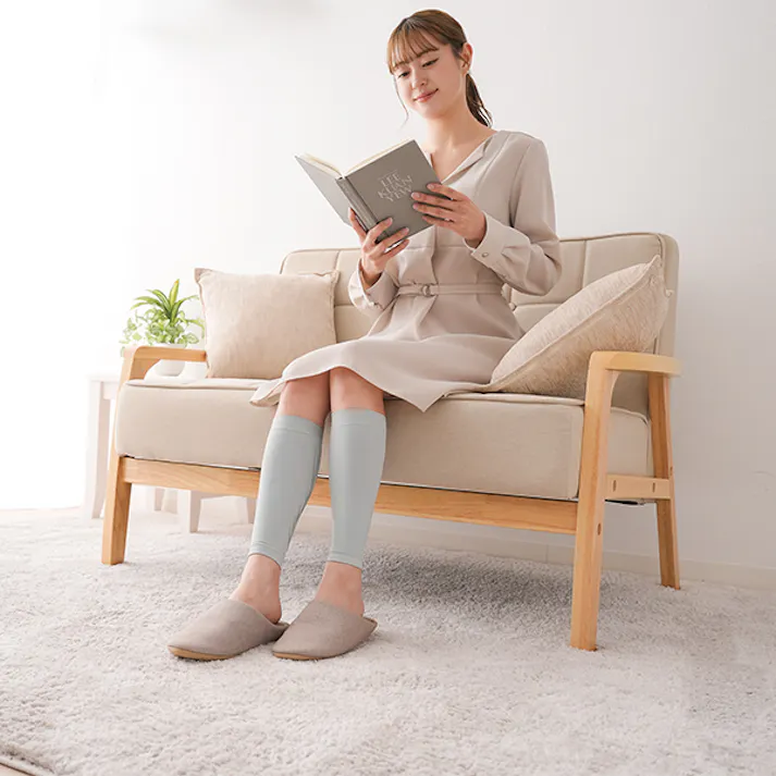 【Dr.PRO グラフェンふくらはぎサポーター 2枚入り グレー】 ちあふる ふくらはぎ サポーター 男女兼用 左右兼用 歩行サポート グラフェン 遠赤外線 蓄熱 シリコンフレーム 薄型 スポーツ JAN:4571414699211