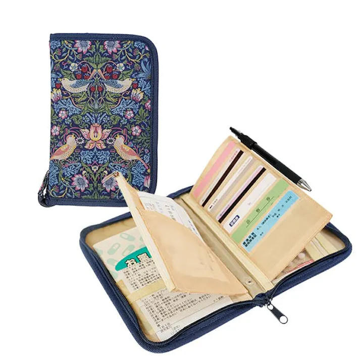 【モリス 通院ポーチ アイボリー】 ちあふる 通院セットをひとまとめ お薬手帳 診察券 仕分け 多収納 ファスナー 母子手帳 4571414699280