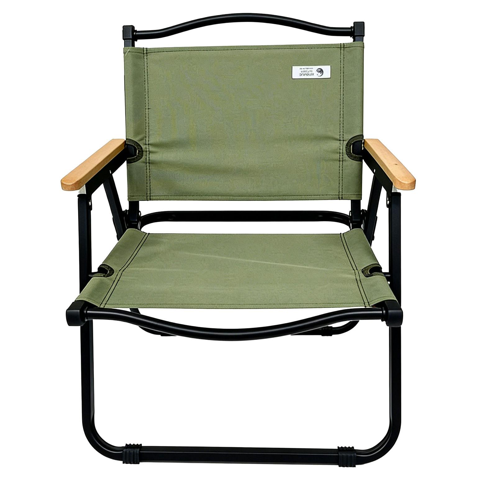 アウトドアチェア キャンプチェア 折りたたみ椅子 カーミットチェア アームレスト付き 耐荷重 120kg 持ち運びが便利 庭園 花見 登山 釣りに適したアウトドア用品