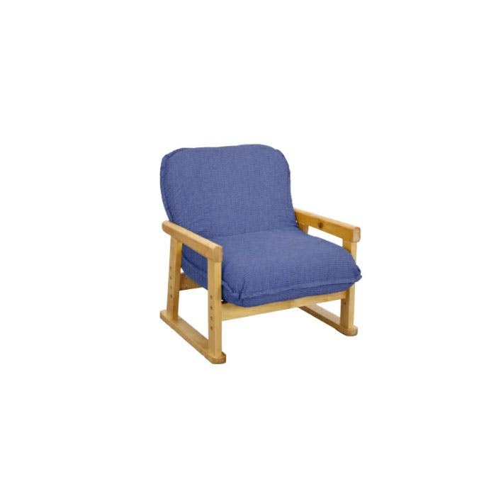 座椅子 ポケットコイル 折りたたみ おしゃれ 肘付き高座椅子 チェアー 座椅子 高座椅子 ロータイプ