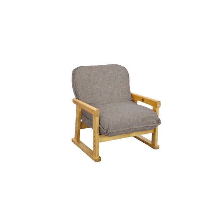 座椅子 ポケットコイル 折りたたみ おしゃれ 肘付き高座椅子 チェアー 座椅子 高座椅子 ロータイプ