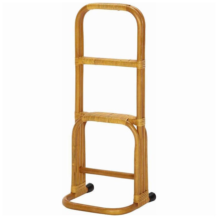 立ち上がりステッキ 杖 軽量 籐 手すり つかまり立ち 介護用品 手すり 籐家具