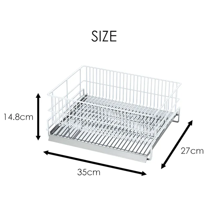 水切りラック 水切りかご 大サイズ ステンレス 水が流れる 斜めトレー 日本製 燕三条