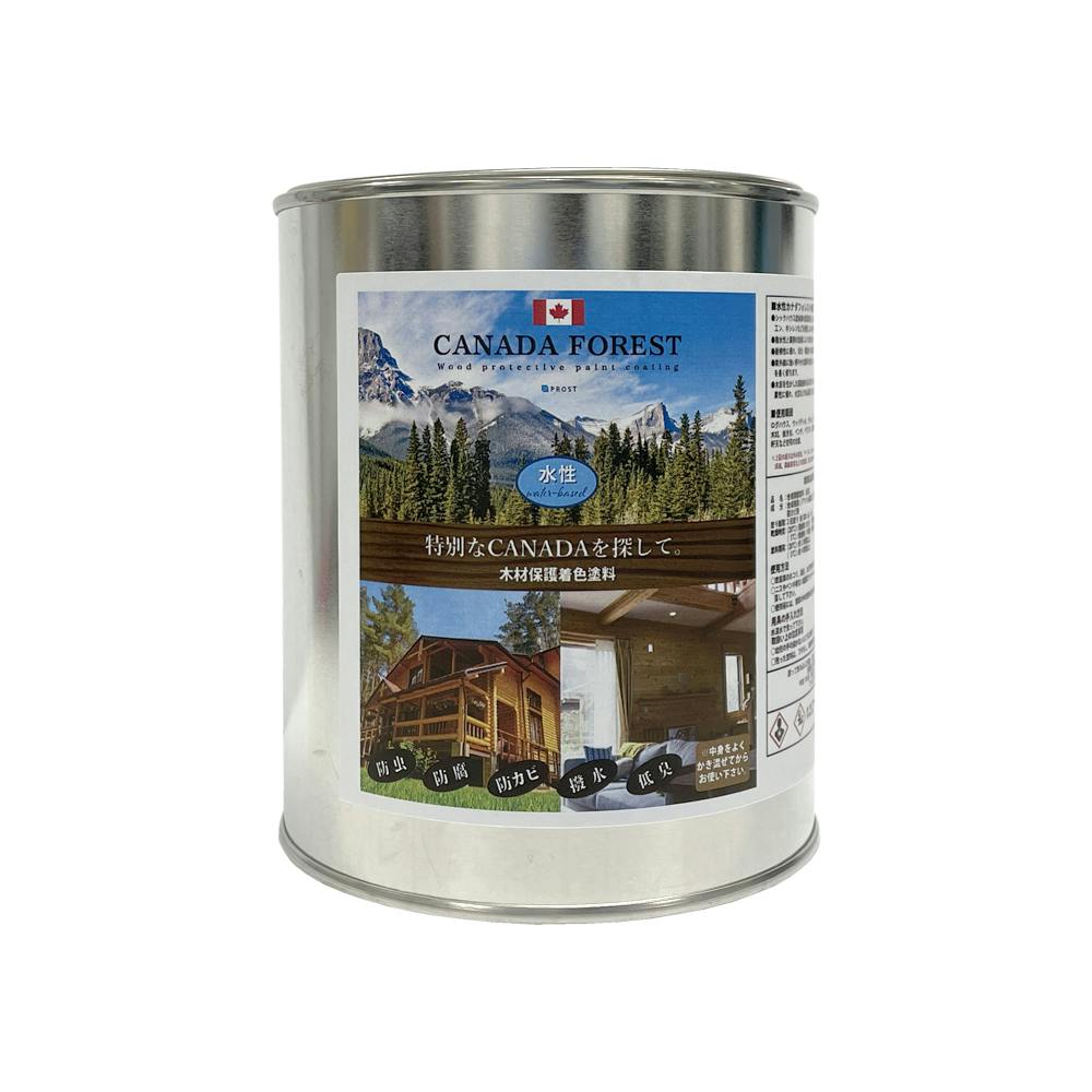 CANADAの本物。 水性 カナダフォレスト  2L 全6色 木材保護着色塗料 水性 塗料 木部用 防虫 防腐 防カビ