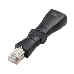 RJ-45 回転式アダプタ（Cat6A・STP）