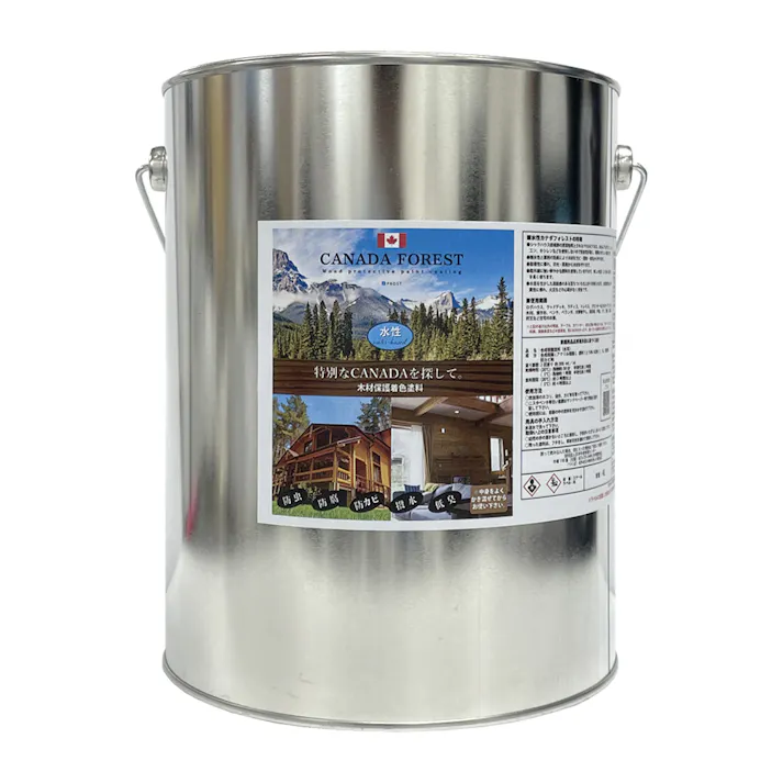 CANADAの本物。 水性 カナダフォレスト 4L 全6色 木材保護着色塗料 水性 塗料 木部用 防虫 防腐 防カビ