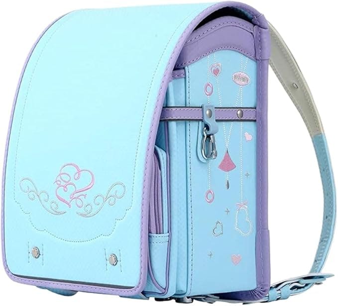 女の子向けランドセル、軽量、傷にくい、コスパ良い、大容量、A4ファイル対応、防水、通気性 高級合皮、かわいい刺繍デザイン、豪華、ワンタッチ自動ロック錠、通学・ギフトにも最適