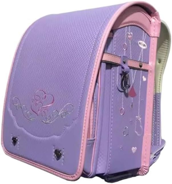 女の子向けランドセル、軽量、傷にくい、コスパ良い、大容量、A4ファイル対応、防水、通気性 高級合皮、かわいい刺繍デザイン、豪華、ワンタッチ自動ロック錠、通学・ギフトにも最適