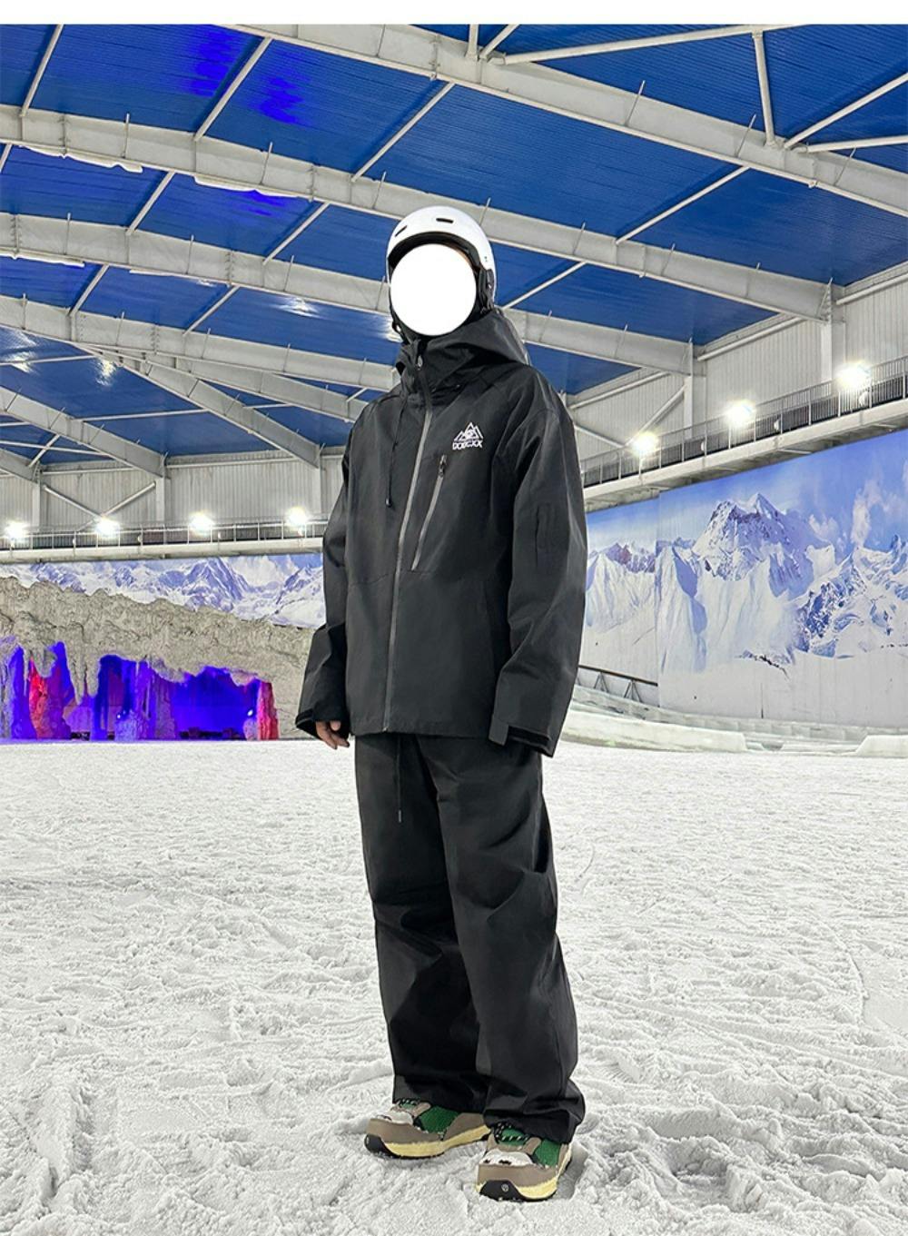 サイズL スキースーツ 紳士 防寒着 スノボウェア スノーウェア スキーウェア スノーボードウェア スキーウェア レディース メンズ 上下セット ユニ